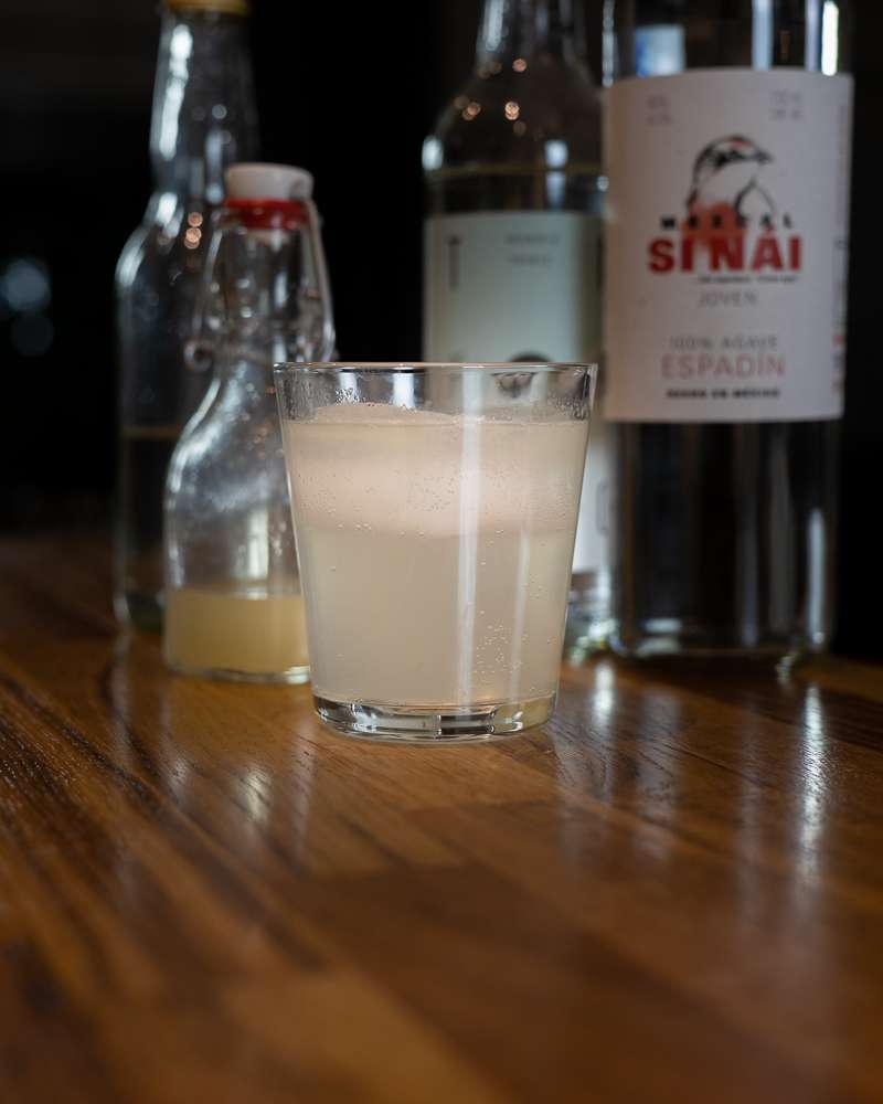 smokey limeade cocktail